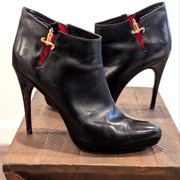 Cesare Paciotti Shoes - cesare paciotti dagger heel pump ankle booties size 40 (9.5 women's)
